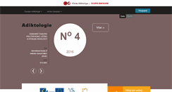 Desktop Screenshot of casopis.adiktologie.cz